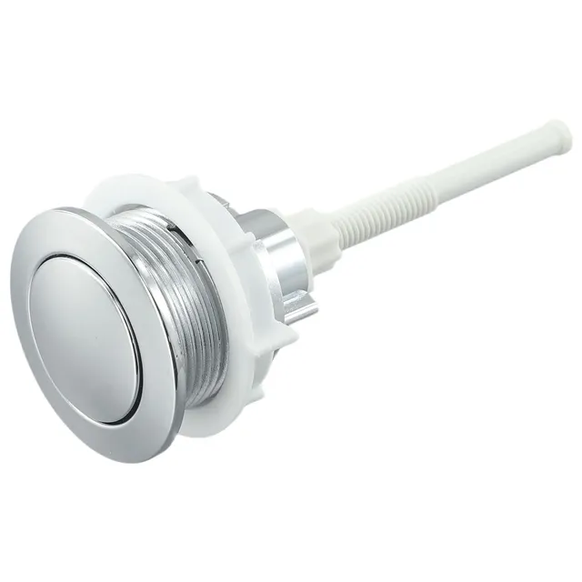 Bouton poussoir de toilette chromé ABS