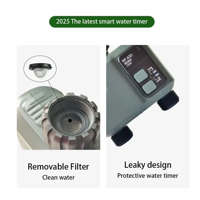 Minuterie d'eau intelligente WiFi Tuya à 2 sorties – vue 5