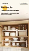 Etagère rangement cuisine support microondes rétractable… – vue 4