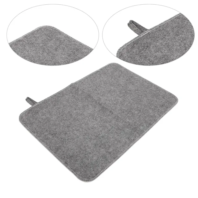 Tapis de douche en feutre pour Sauna – vue 3