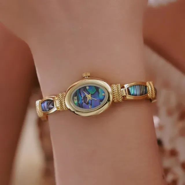 Cadran ovale femmes Bracelet montres haut de gamme de… – vue 6