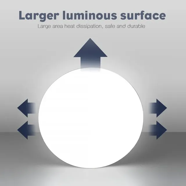 Ampoule LED E27 rotative en forme d'ovni – vue 2