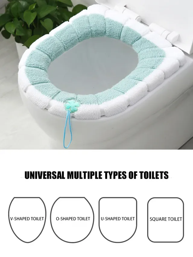 Housse siège toilette rembourrée chaude confortable… – vue 2