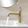 Mitigeur lavabo monobloc chromé laiton bec courbé… – vue 3