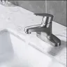 Robinet de salle de bains brossé en acier inoxydable 304 – vue 7