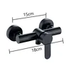 Robinet de baignoire de douche de salle de bains en… – vue 5
