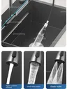 Cascade d'évier en acier inoxydable – vue 4