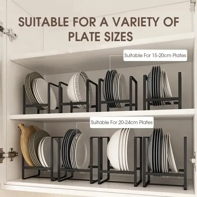 Rangeassiettes modulable métallique noir vertical… – vue 2
