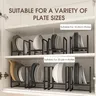 Rangeassiettes modulable métallique noir vertical… – vue 2