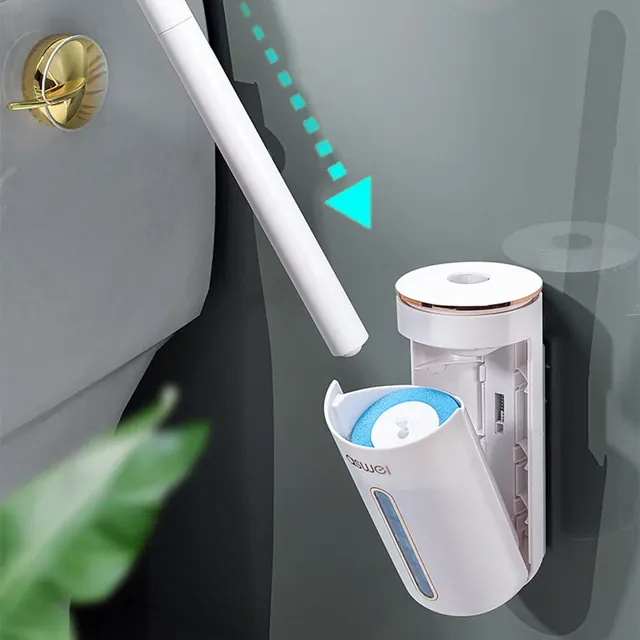 Brosse cuvette jetable aromathérapie manche long… – vue 2