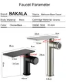 Robinet de lavabo cascade de salle de bains – vue 7