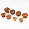 10 pièces boutons d'armoire ronds en bois boutons de… – vue 4