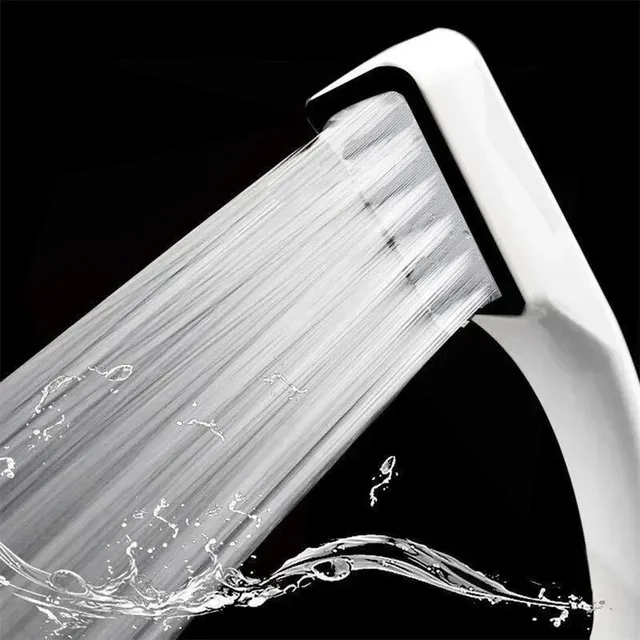 Pommeau douche main rectangulaire chrome ergonomique… – vue 3