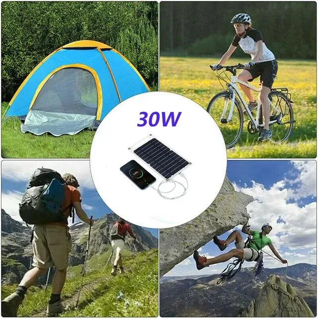 Panneau solaire 5V USB type-c Charge Portable Kit… – vue 6