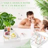Étagère de bain extensible sur baignoire en acrylique… – vue 6