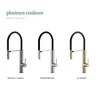 Robinet de cuisine flexible en bronze avec bec… – vue 6