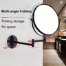 Miroir mural double face grossissant huit pouces pliable… – vue 4