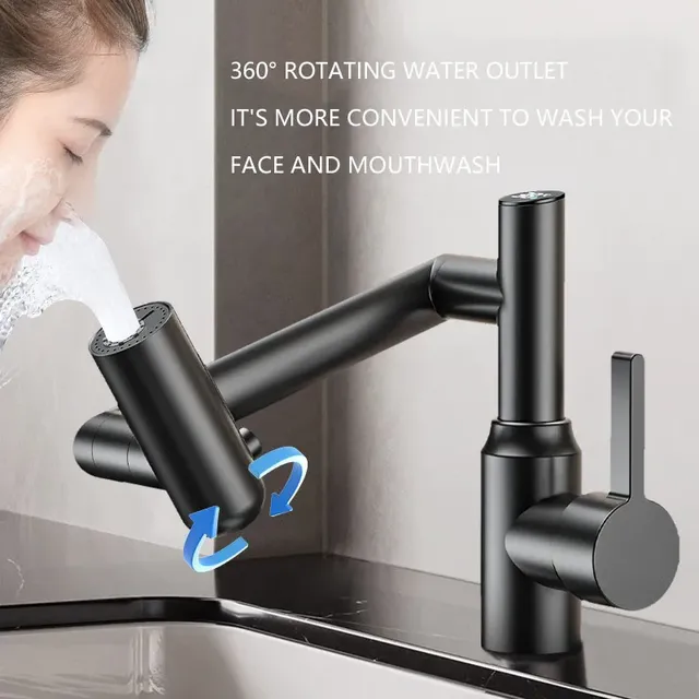 Robinet de lavabo LED à affichage numérique 360 °… – vue 5