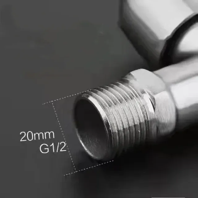 Robinet d'eau à double sortie en acier inoxydable – vue 6