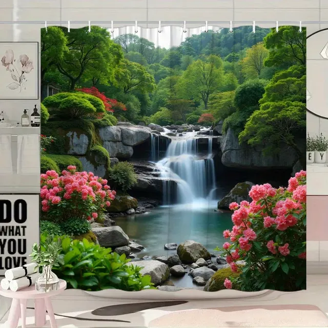 Rideau de douche de jardin cascade – vue 4