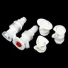 Robinet poussoir plastique blanc fileté vanne soupape… – vue 2