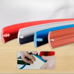 Bande de bord en PVC T de 2 mètres, panneau en bois, bouclier de protection de bord 14mm 18mm 22mm