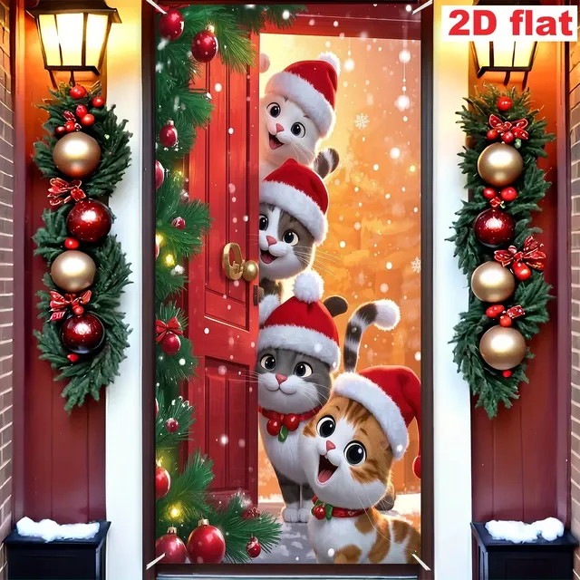 Panneau de porte décoratif de noël – vue 4