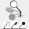 Miroir rond guidon vélo rétroviseur convexe champ vision… – vue 3
