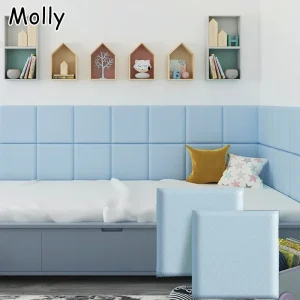 Tête de lit 3D, panneau mural à bord Tatami, tampon mural souple en cuir pour chambre à coucher et salon, tampons muraux souples Anti-Collision