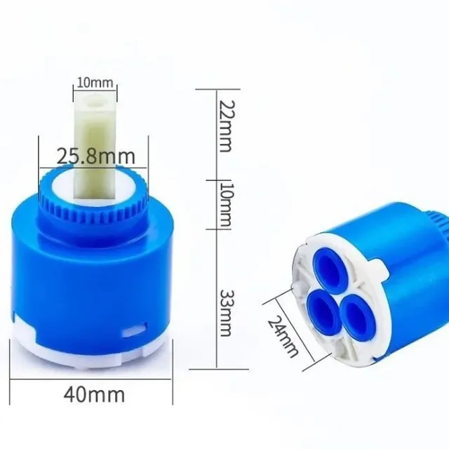 Cartouche céramique universelle mitigeur 35mm 40mm… – vue 4