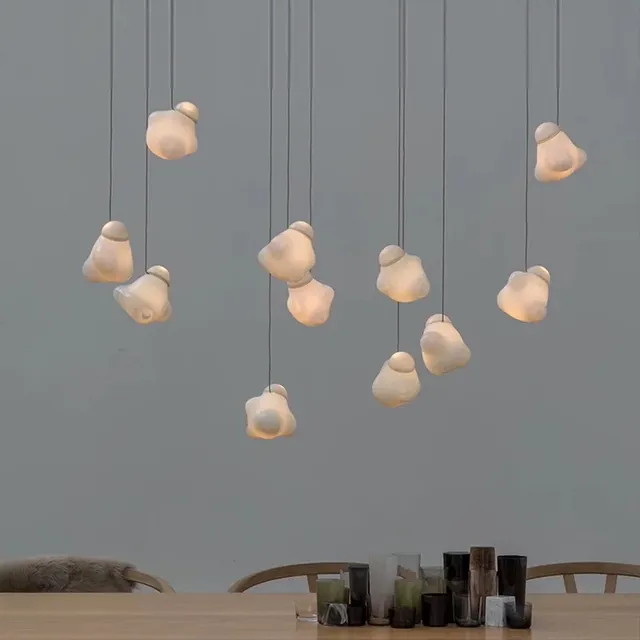 Lampe à suspension élégante miroir foncé - Lustre en… – vue 3