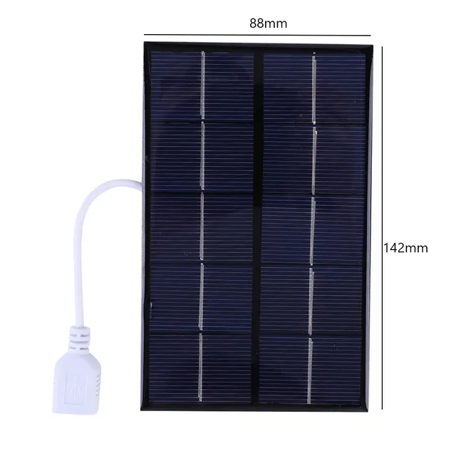 Chargeur de panneau solaire USB 5W 5V – vue 6