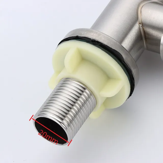 Robinet de cuisine en acier inoxydable – vue 7