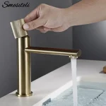 Smesiteli robinet de salle de bains en céramique noyau ne rouille jamais froid et chaud robinet de salle de bains mitigeur de pulvérisation à poignée unique robinet de lavabo