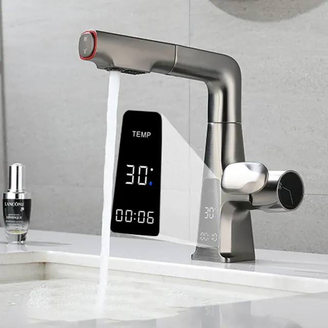 Robinet de lavabo en laiton extractible – vue 2