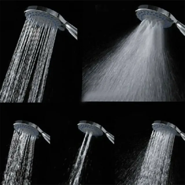 Pommeau douche main ronde grand diamètre chromée… – vue 6