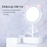 Miroir de maquillage LED avec oreilles – vue 2