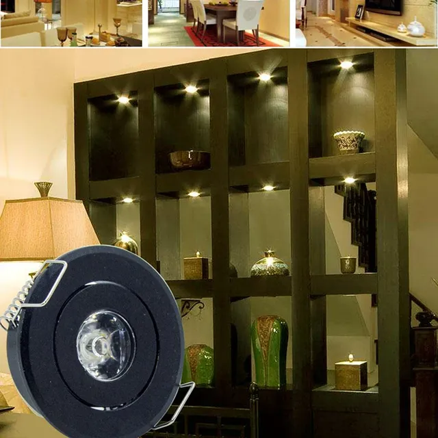 Dimmable 1W 3W Mini rond haute puissance LED encastré… – vue 5