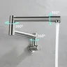 Robinet de cuisine pliable mural – vue 3