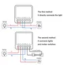 Interrupteur d'éclairage intelligent WiFi sans fil – vue 5