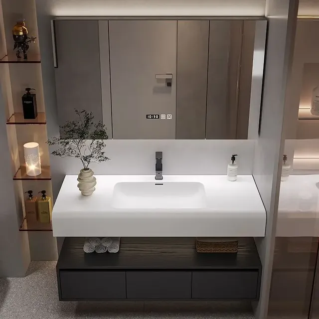 Cintre noir Meuble De Salle De Bain conceptions évier… – vue 3