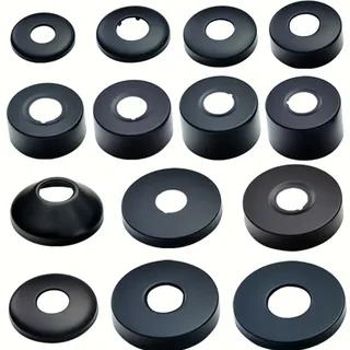 Garniture de robinet de douche noire