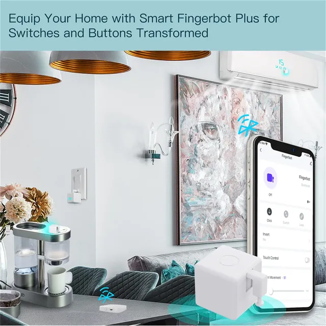 MOES Tuya Fingerbot bouton poussoir nouveau robot doigt… – vue 5
