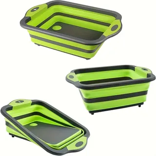 Bassin gain de place portable avec évier intégré et fonction de…