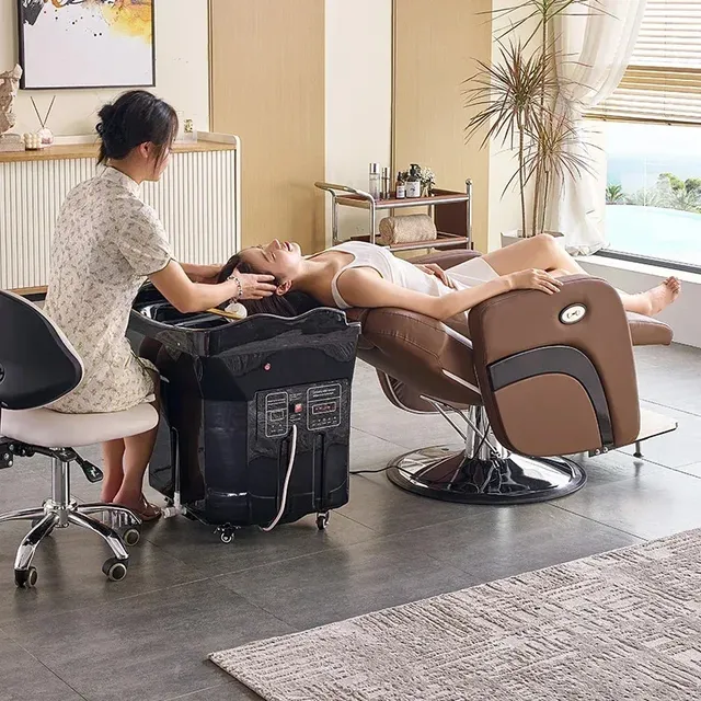 Bac shampoing portable professionnel mobile plastique… – vue 5