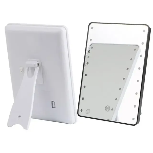 Miroir de maquillage à 16 LED avec lumière tactile… – vue 4