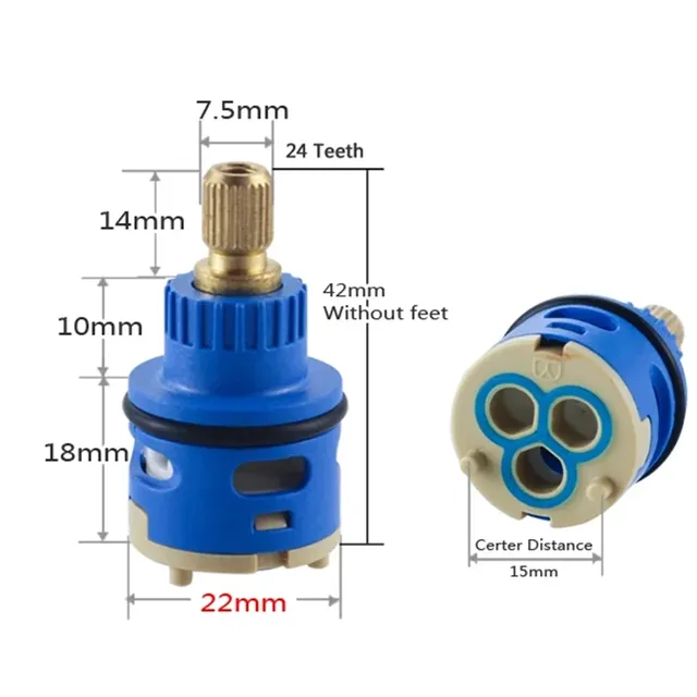 Valve de douche cartouche de robinet en céramique… – vue 7