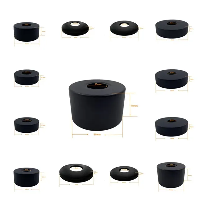Garniture de robinet de douche noire – vue 6