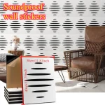 Panneaux muraux acoustiques ajourés 3D, auto-adhésifs en feutre de Polyester, insonorisés pour le traitement mural d&rsquo;enregistrement en Studio à domicile