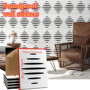 Panneaux muraux acoustiques ajourés 3D, auto-adhésifs en feutre de Polyester, insonorisés pour le traitement mural d’enregistrement en Studio à domicile Panneaux muraux acoustiques ajourés 3D, auto-adhésifs en feutre de Polyester, insonorisés pour le traitement mural d’enregistrement en Studio à domicile